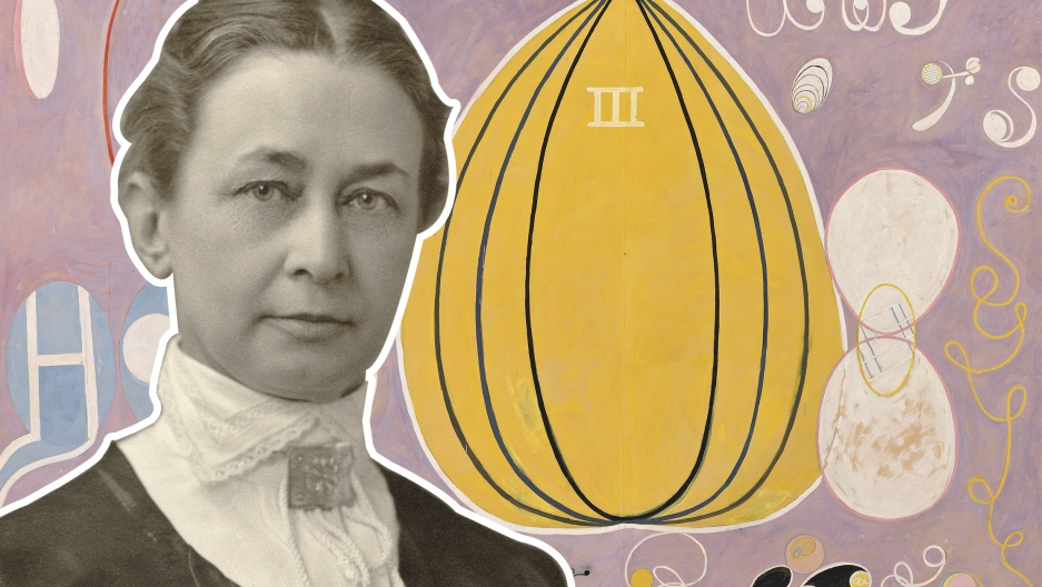 A portrait of Hilma af Klint, Stockholm, 1910s A portrait of Hilma af Klint, Stockholm, 1910s