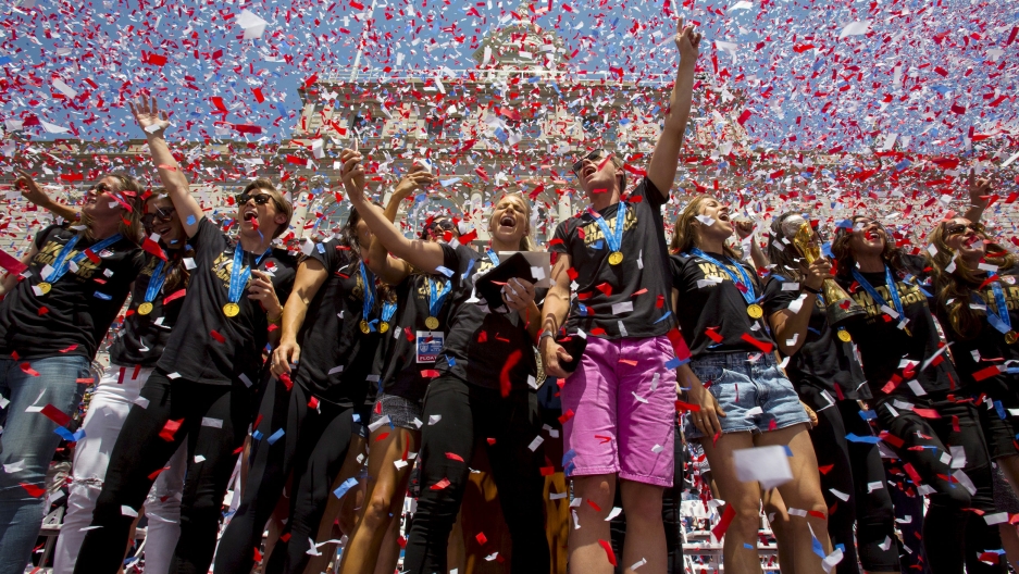 US Women's Soccer team sues for equal pay The World from PRX