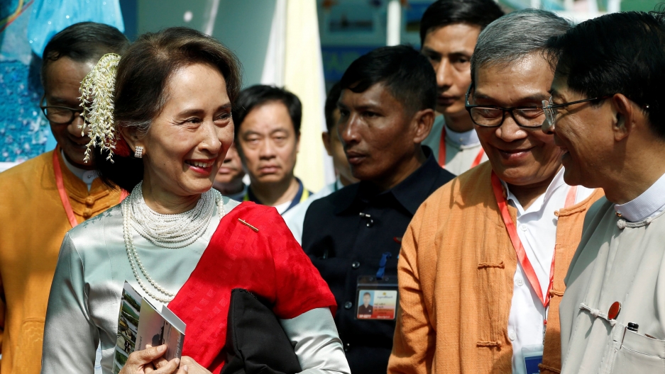 Myanmar's State Counsellor Aung San Suu Kyi