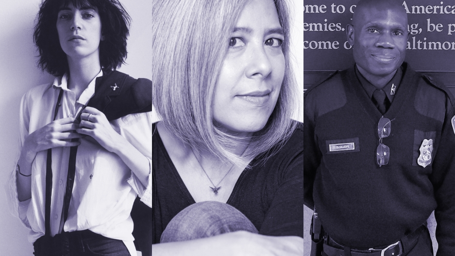 A punk, a writer and a poet: Patti Smith, Susan Choi and Edward Doyle-Gillespie. A punk, a writer and a poet: Patti Smith, Susan Choi and Edward Doyle-Gillespie.