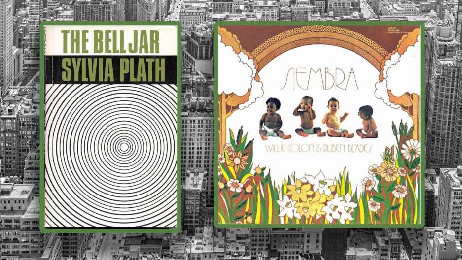 The New York album “Siembra” and the New York book “The Bell Jar.” The New York album “Siembra” and the New York book “The Bell Jar.”