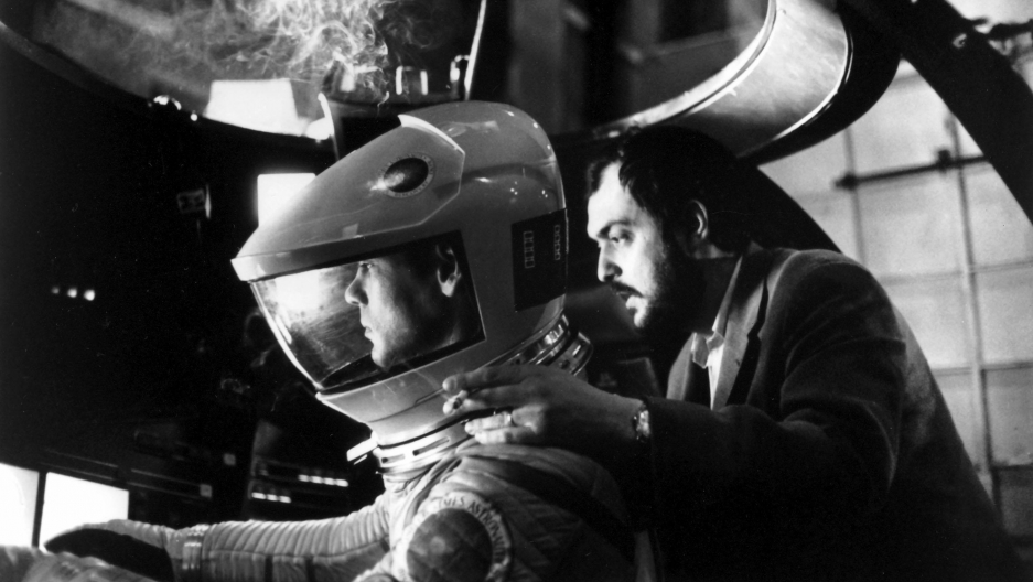 Actor Gary Lockwood on set with director Stanley Kubrick during the filming of “2001: A Space Odyssey.” Actor Gary Lockwood on set with director Stanley Kubrick during the filming of “2001: A Space Odyssey.”