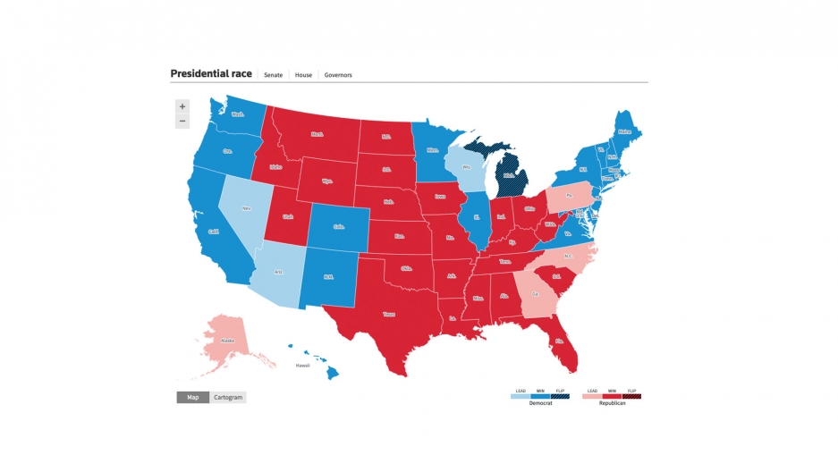 Us Presidency Still Undecided Biden Opens Leads In Midwest