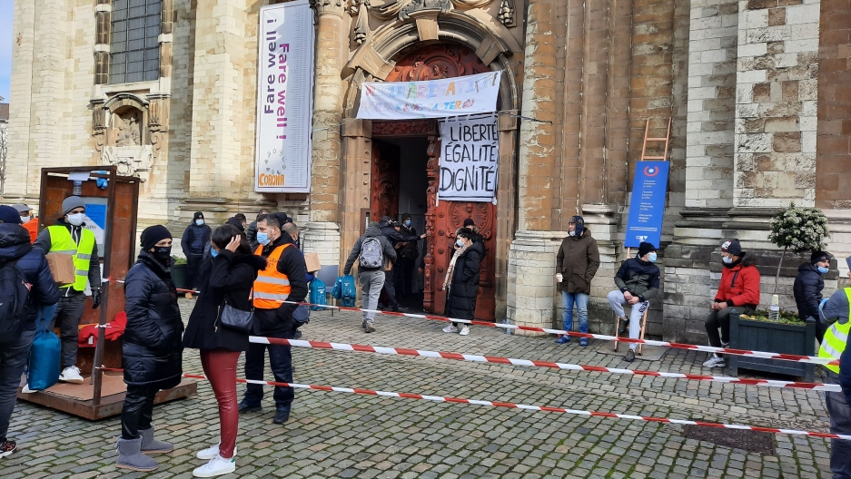 Migrants desperate to work occupy Brussels church - Vimarsana News