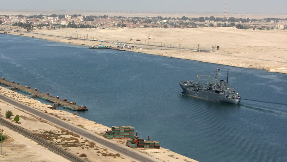 iran requests passage for warships through suez canal public radio