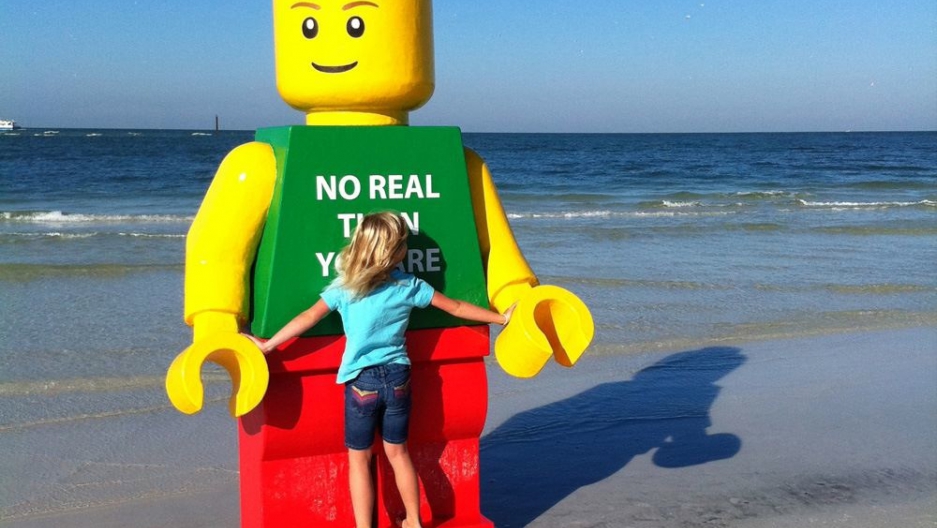 Giant Lego man washes ashore on Sarasota beach (VIDEO) Public Radio
