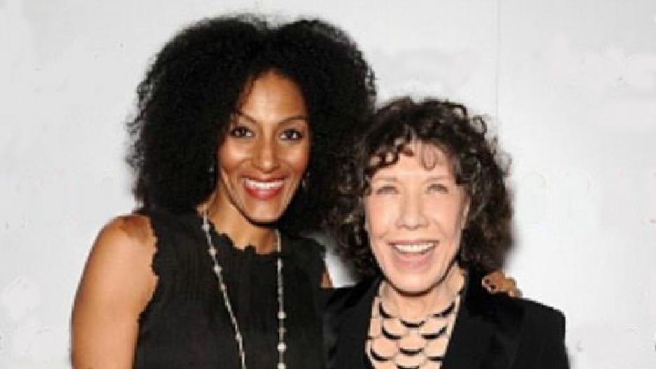 Sarah Jones and Lily Tomlin