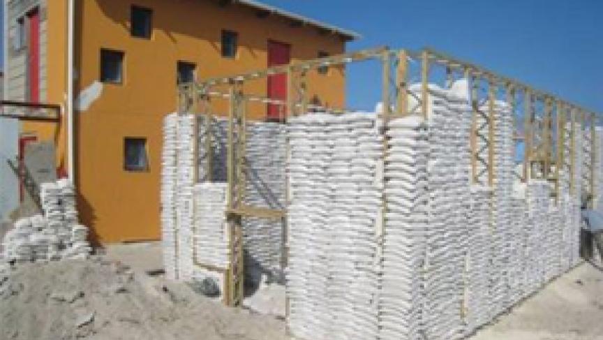 Sandbag Housing In South Africa Public Radio International