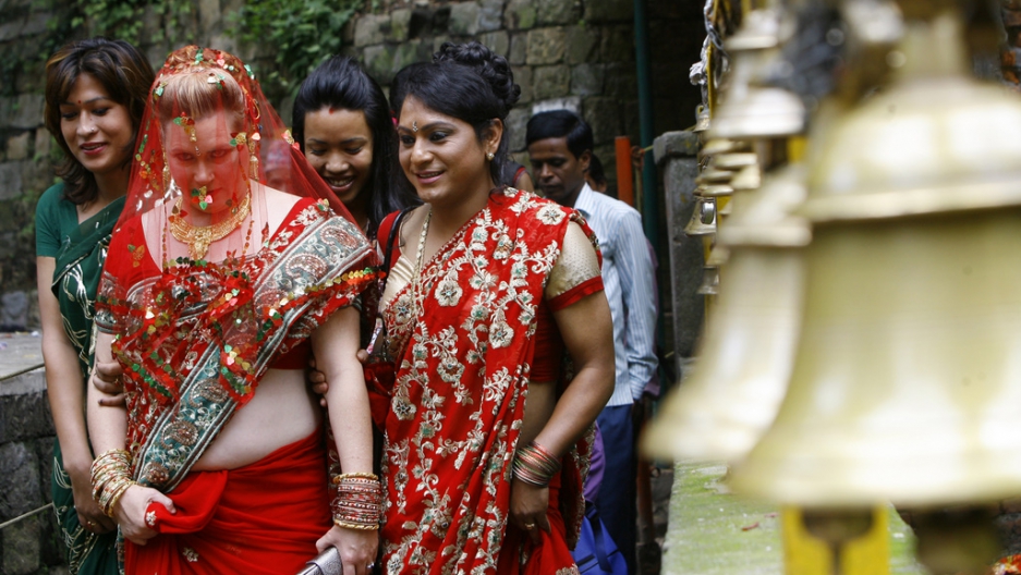 Us Women Marry In Nepal S First Public Lesbian Wedding Public Radio International