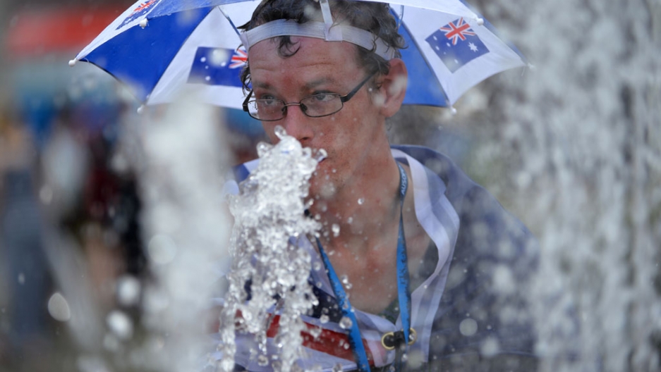 It's so hot in Australia, tennis players are wearing ice vests The