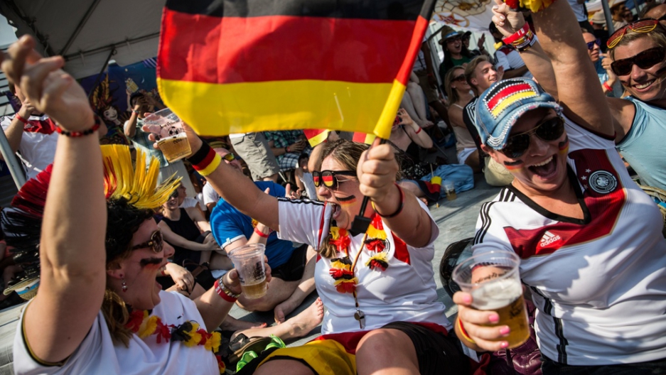 This graphic shows which teams have the most fans at the World Cup