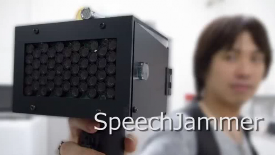 Japan 'SpeechJammer' gun shuts up noisy talkers (VIDEO) The World