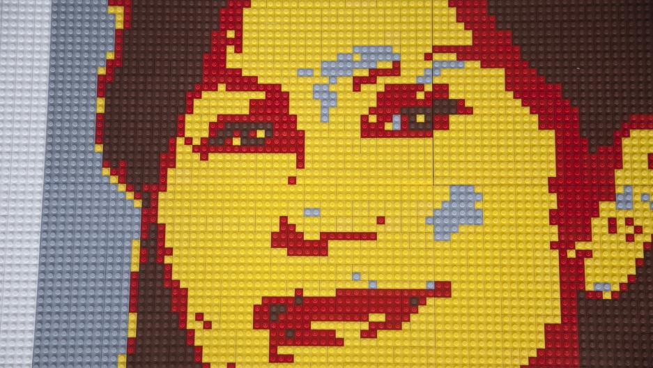 Ai Wei Wei, "Trace," 2014 (detail) Ai Wei Wei, "Trace," 2014 (detail)