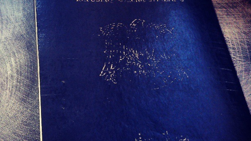 Fouad Faris' Syrian passport. He left Syria in August 2012. Fouad Faris' Syrian passport. He left Syria in August 2012.