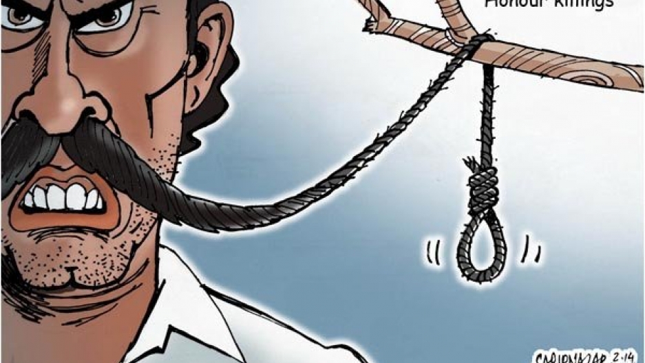 A pregnant woman is stoned to death in front of the courthouse in Lahore for marrying a man against her family's wishes. This “honor killing” took place as the women reached the court to contest her family's accusation that her husband had abducted her. A pregnant woman is stoned to death in front of the courthouse in Lahore for marrying a man against her family's wishes. This “honor killing” took place as the women reached the court to contest her family's accusation that her husband had abducted her.