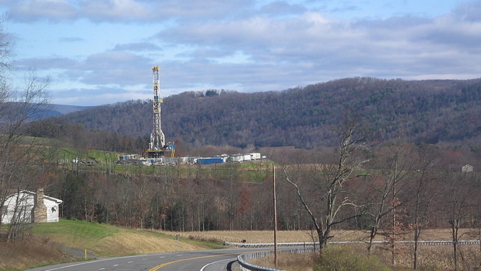 Fracking tower in PA