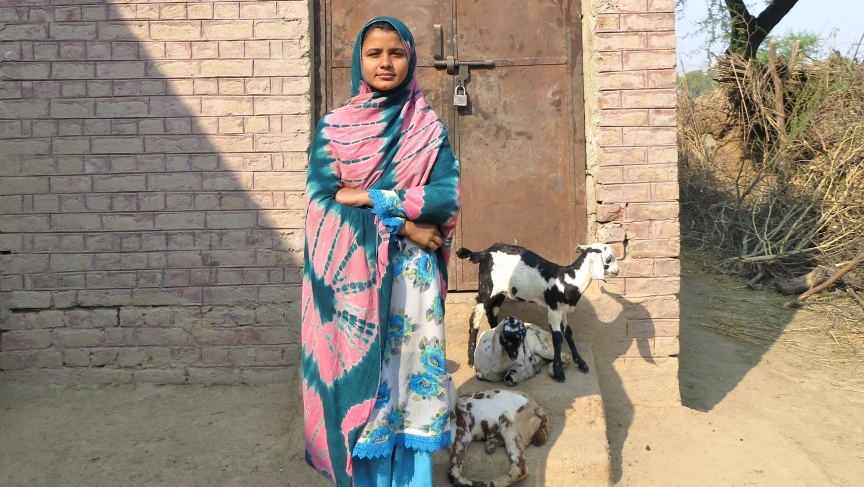 Uzma Ahmed Ali Stands In The Courtyard Of The Former Girls School Which Shut Uzma Ahmed Ali Stands In The Courtyard Of The Former Girls School Which Shut