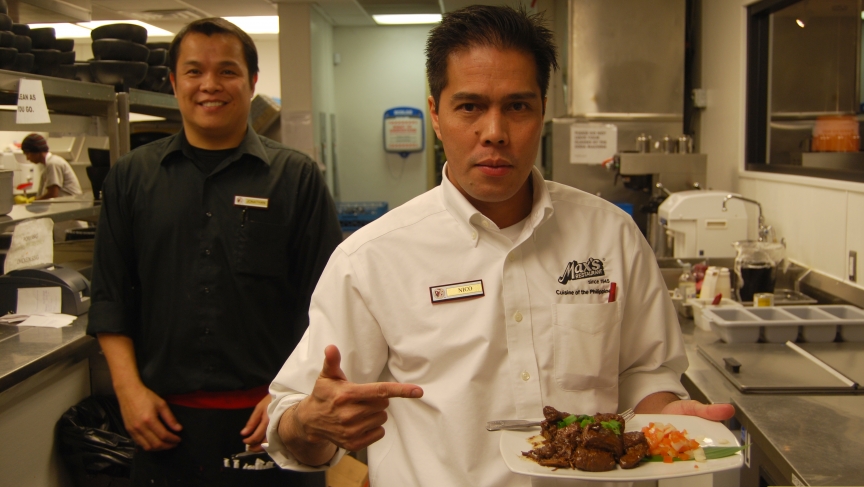 Filipino Food Growing In Restaurants Las Vegas Nico Vidal Manager At The New Las Vegas Max S A Well Known Philippine