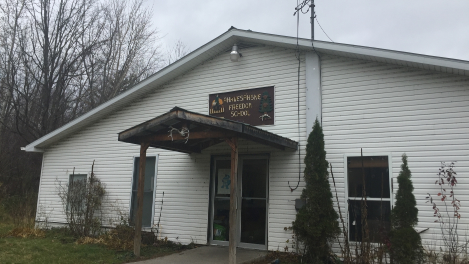 At this school in upstate New York, students are free to speak Mohawk