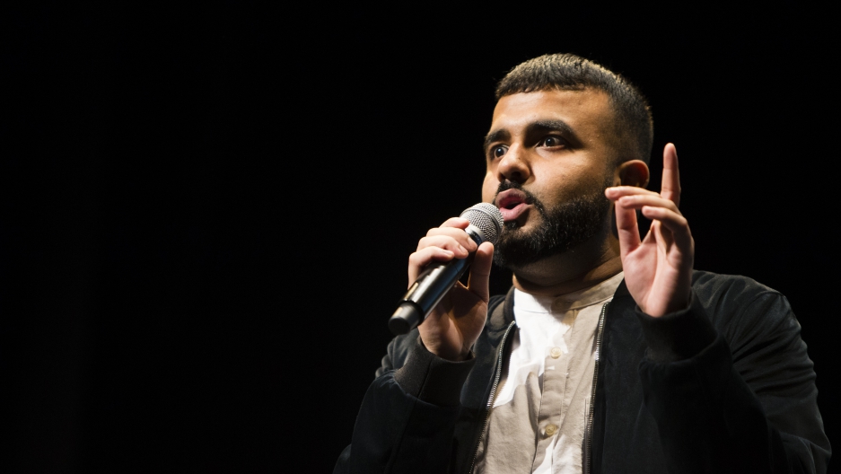 Hussain Manawer won a trip to space, but gets hassled flying on commercial flights.