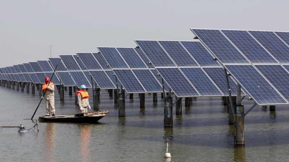 China says it will invest another $361 dollars in renewable energy over the next four years and create 13 million new jobs in the sector, building on previous massive investments. The country already has the largest capacity of solar p