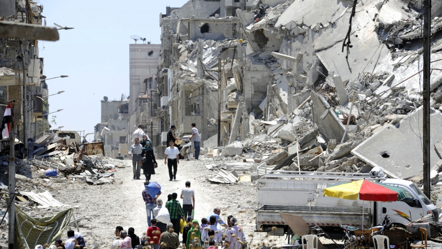 The BBC's Soumer Daghastani describes how the Syrian civil war has shattered his hometown of Homs in Syria