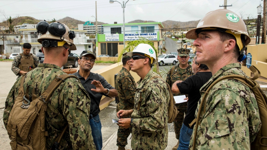 disaster response is what the us military does