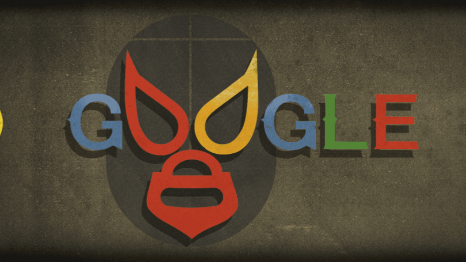 google doodle depicts masked mexican wrestler el santo
