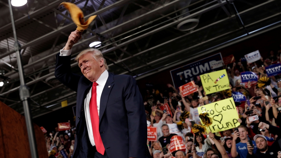Trump says he'll bring back steel jobs, but he's buying 