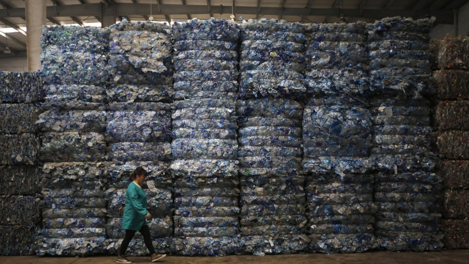 The US wants China to reverse its decision to bar foreign garbage