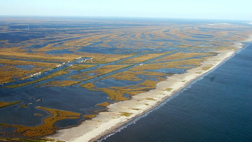 areas of southern louisiana are disappearing underwater at an