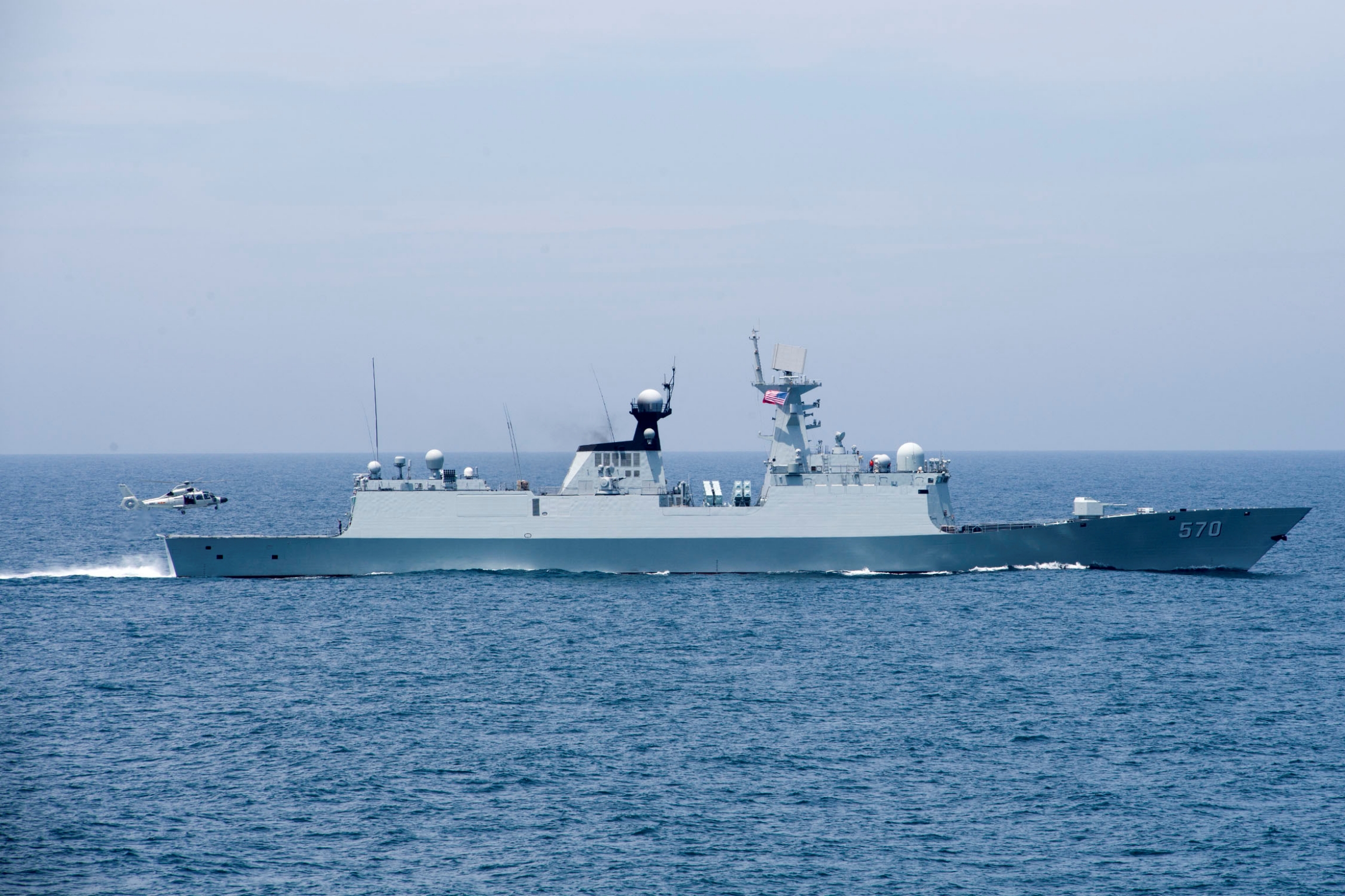Chinese warship