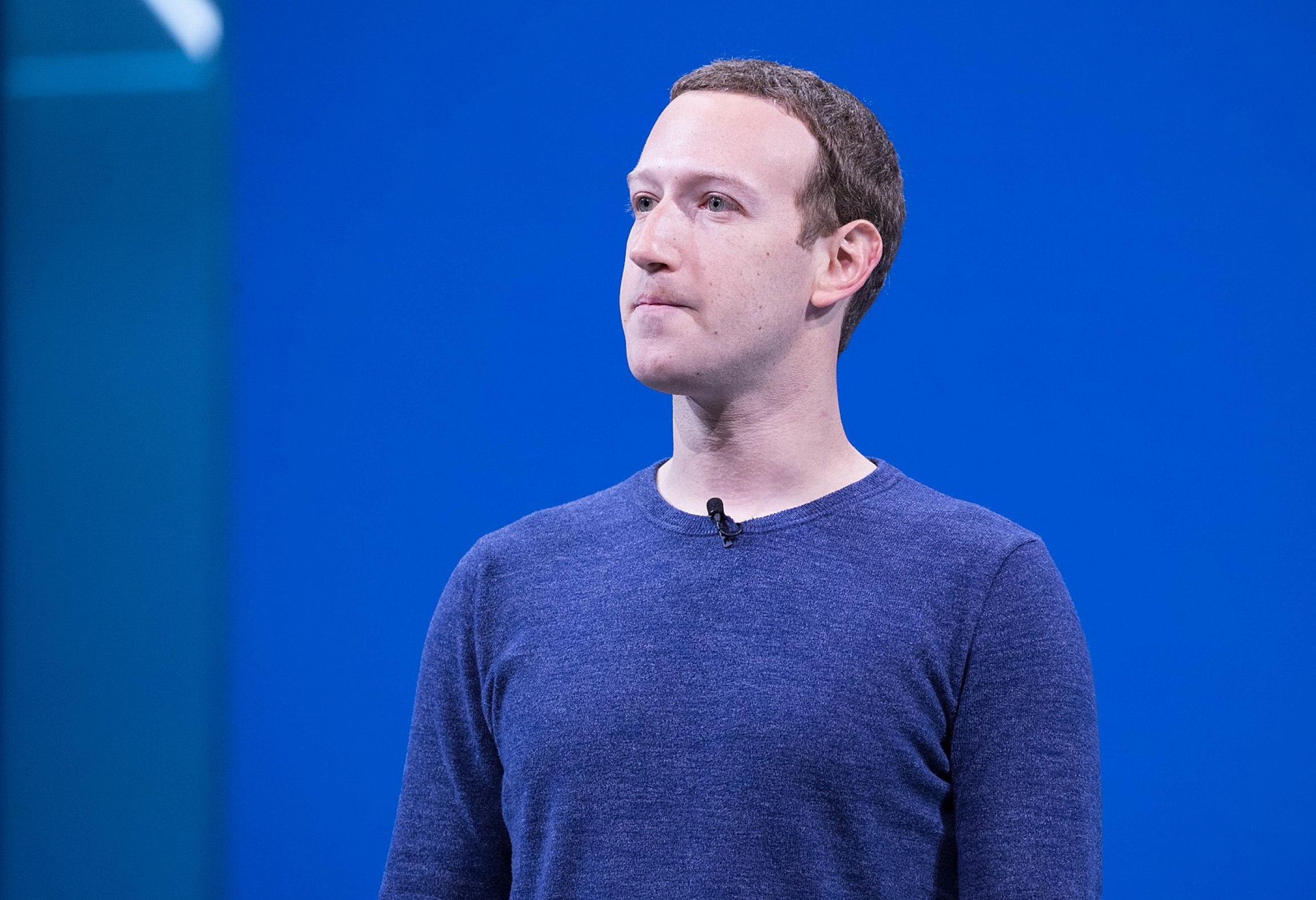 Mark Zuckerberg at the F8 2018 Keynote.