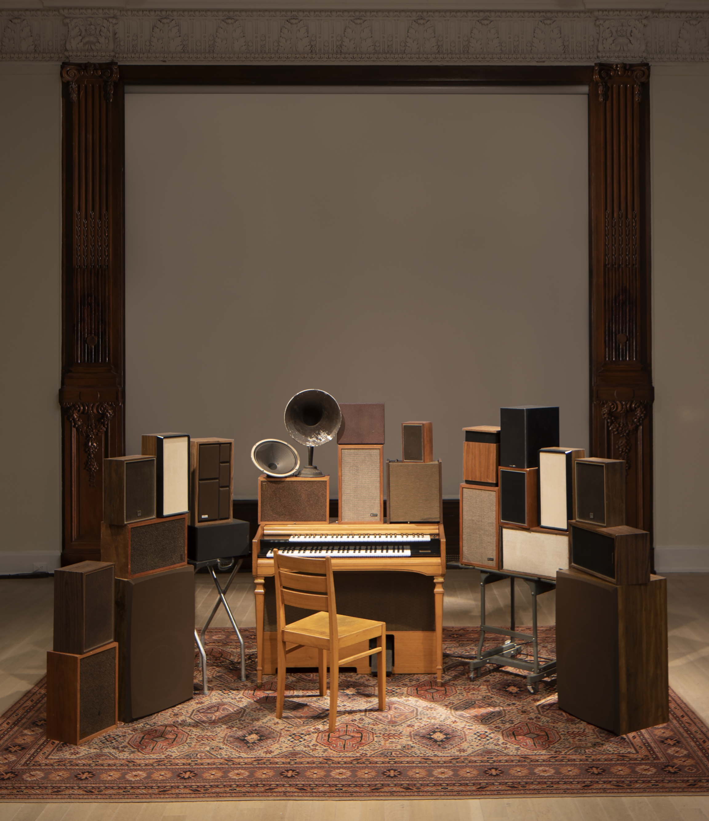 Janet Cardiff and George Bures Miller, “The Poetry Machine,” 2017. Janet Cardiff and George Bures Miller, “The Poetry Machine,” 2017.