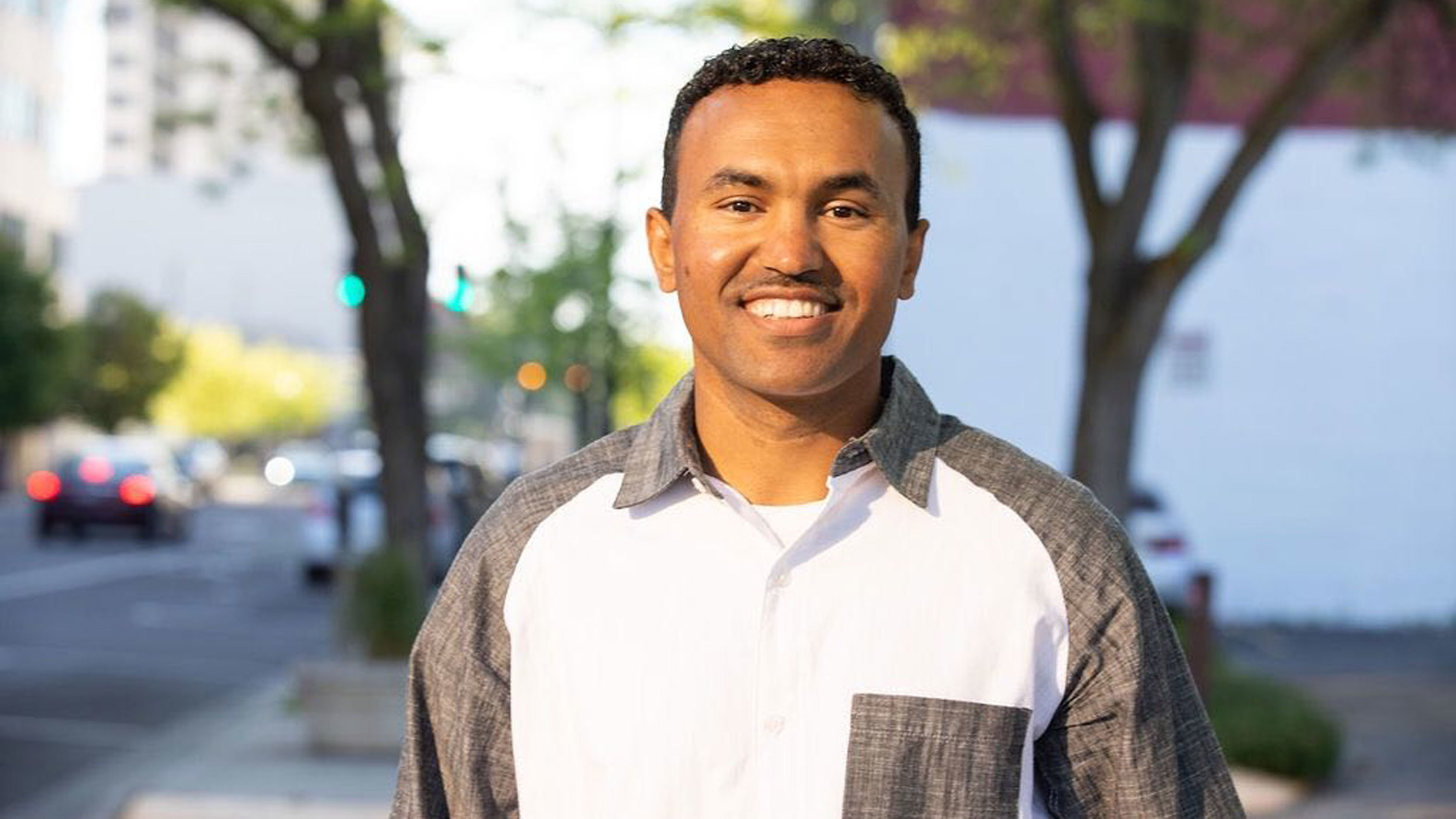 Tecle Gebremichael, a refugee born in Ethiopia who was resettled to the US, has also advocated for the expansion of the US resettlement program. Tecle Gebremichael, a refugee born in Ethiopia who was resettled to the US, has also advocated for the expansion of the US resettlement program.