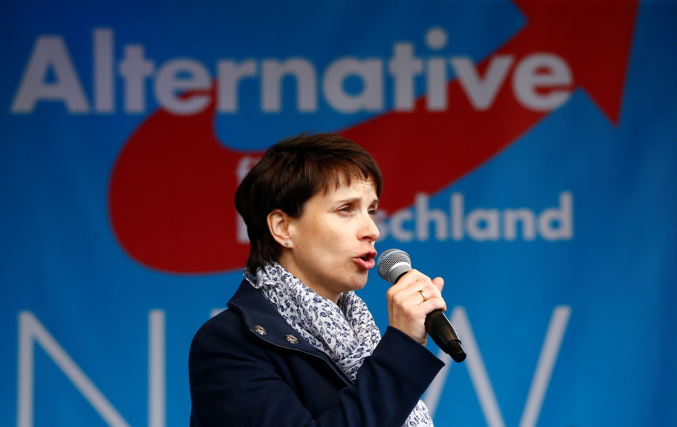 Frauke Petry, the former leader of the anti-immigration party, Alternative for Germany (AfD), said Trump’s election heralded "a new era." Frauke Petry, the former leader of the anti-immigration party, Alternative for Germany (AfD), said Trump’s election heralded "a new era."