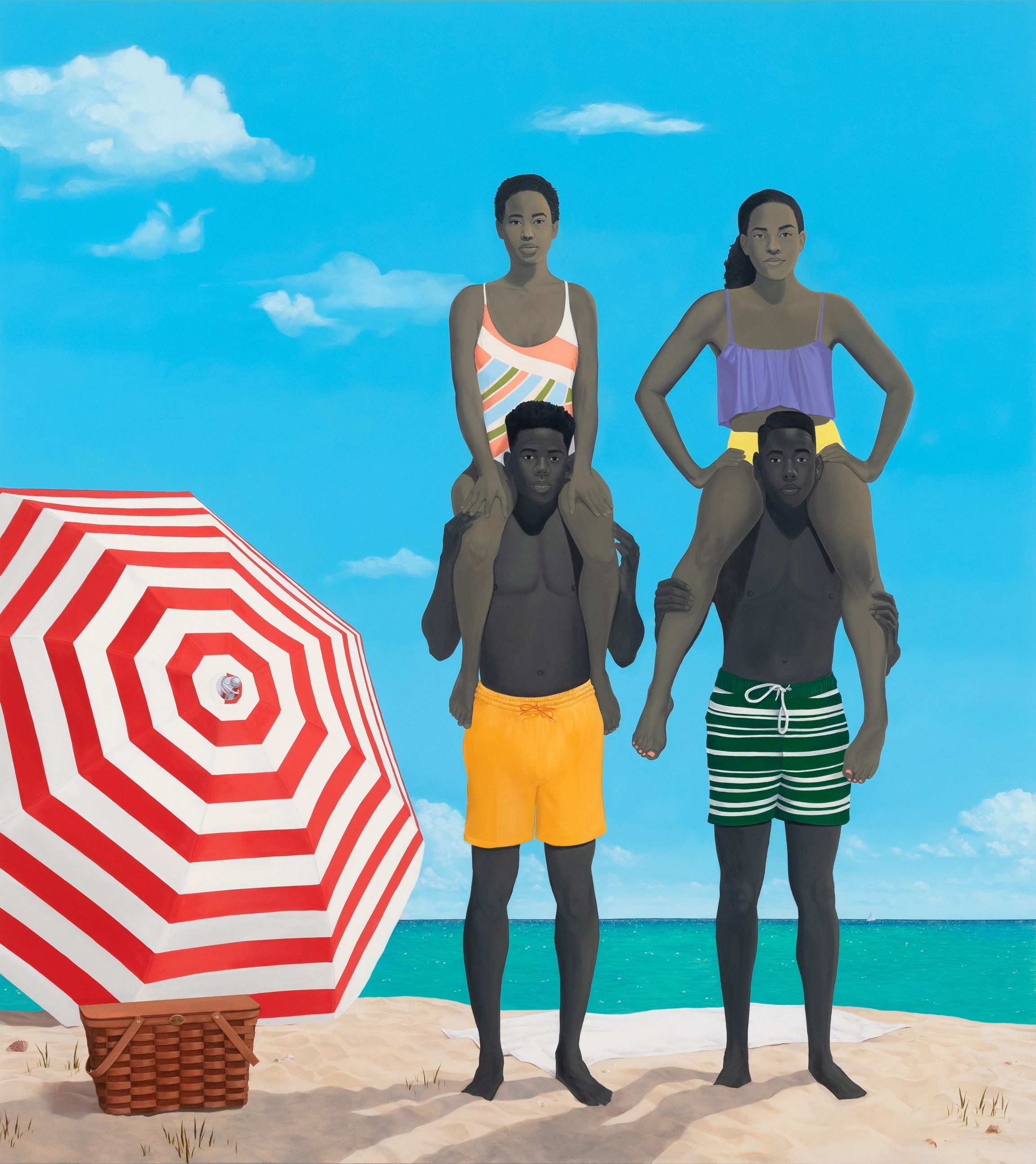 “Precious jewels by the sea,” 2019, copyright Amy Sherald. “Precious jewels by the sea,” 2019, copyright Amy Sherald.