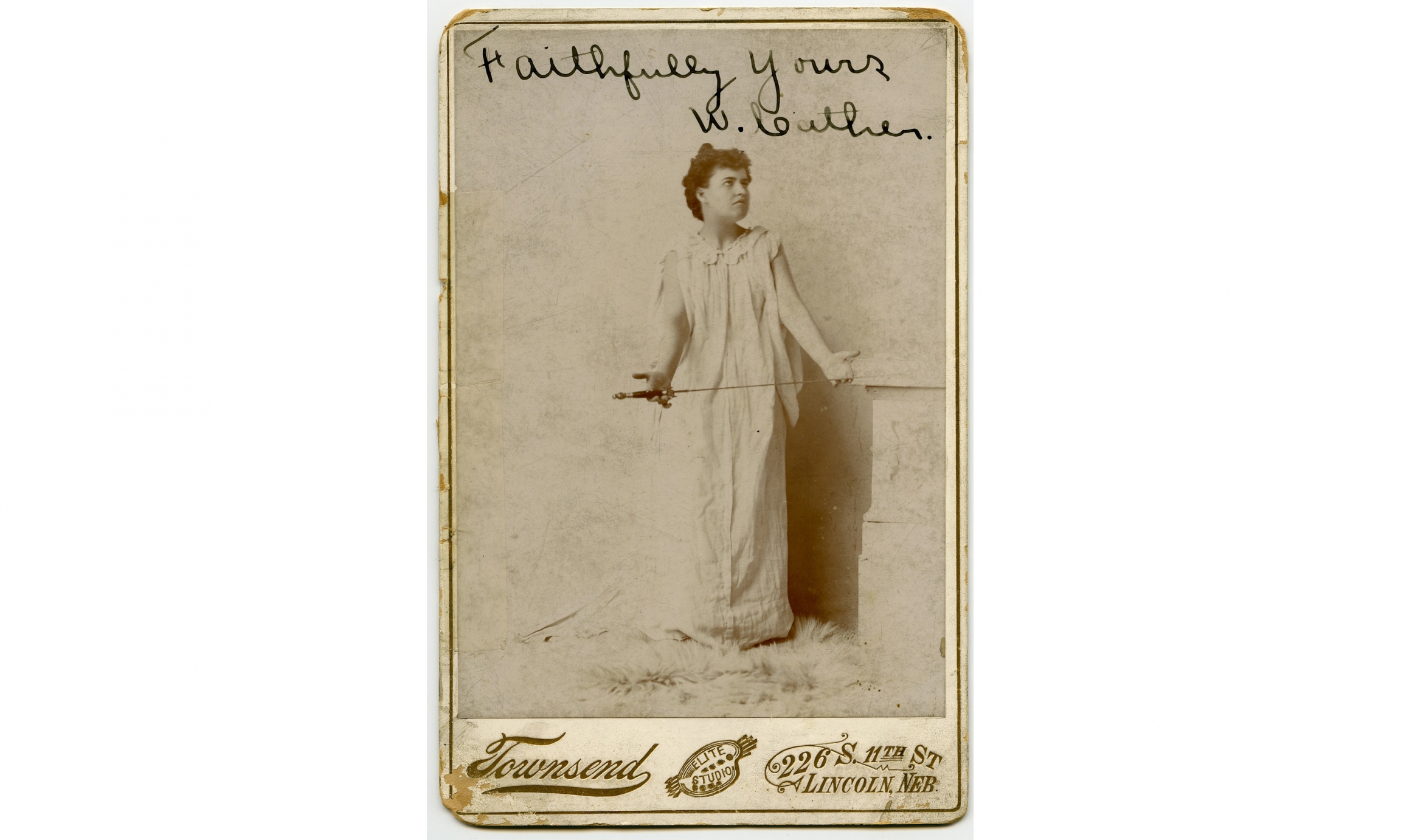Willa Cather as Electra. Willa Cather as Electra.