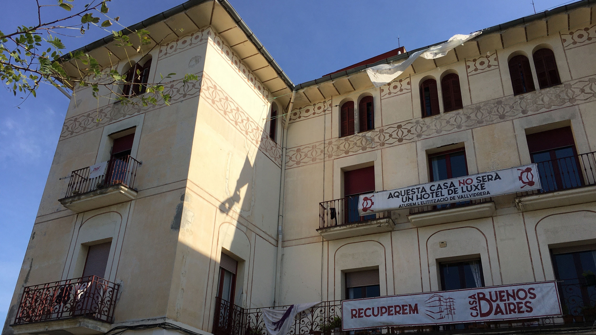 The 19th century building, Casa Buenos Aires, is a crucial part of neighborhood life in Vallvidrera, in the outskirts of Barcelona. The 19th century building, Casa Buenos Aires, is a crucial part of neighborhood life in Vallvidrera, in the outskirts of Barcelona.