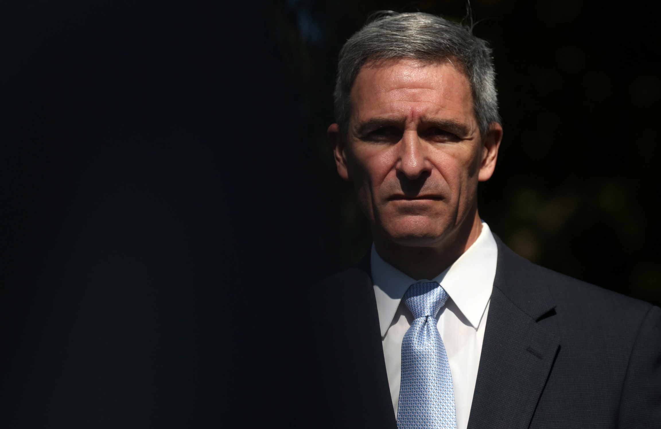 Immigration hawk Ken Cuccinelli, acting director of US Citizenship and Immigration Services, speaks to the news media at the White House in Washington, DC, on Sept. 27, 2019. Immigration hawk Ken Cuccinelli, acting director of US Citizenship and Immigration Services, speaks to the news media at the White House in Washington, DC, on Sept. 27, 2019.