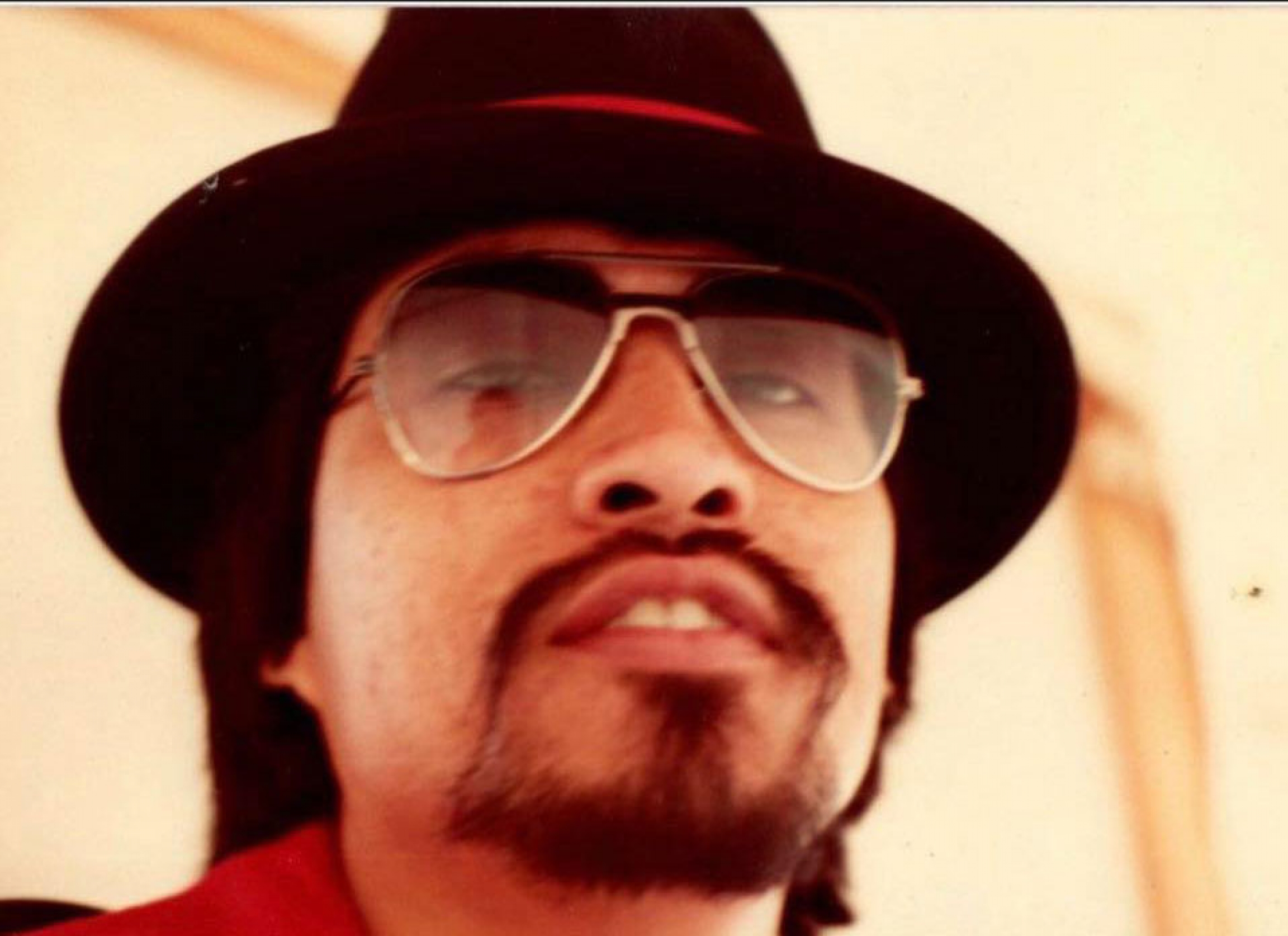 Richard Reyes debuting as Pancho Claus in 1981. A close-up photo of Richard Reyes debuting as Pancho Claus.