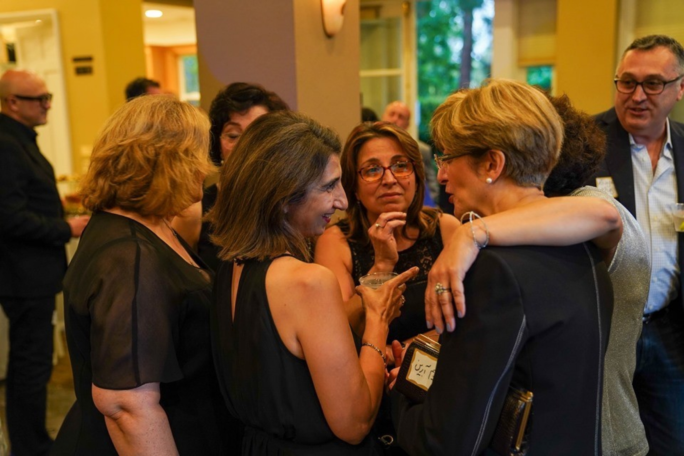 Mariam Arian (far right) with her childhood friends at Ettefagh School class of '77 reunion on Sept. 1, 2019. Mariam Arian (far right) with her childhood friends at Ettefagh School class of '77 reunion on Sept. 1, 2019.