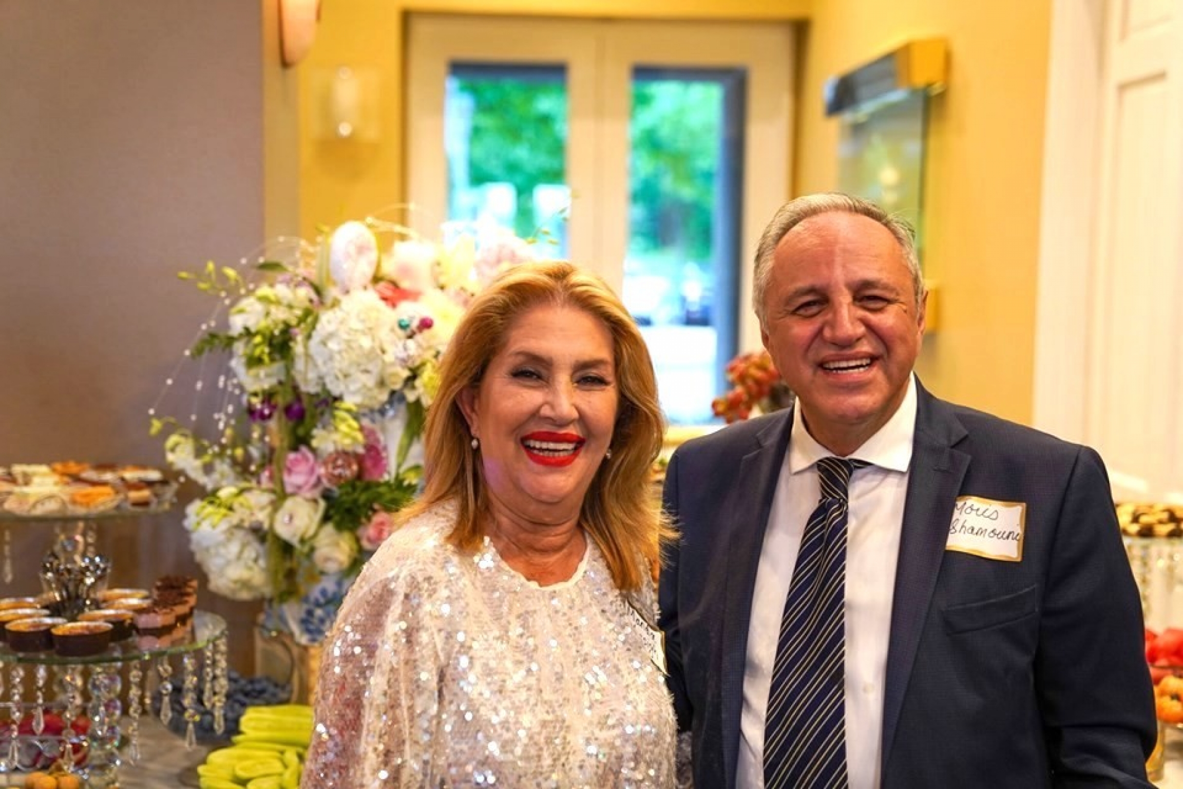 Mandana Vassigh and Morris Shamouni were the main organizers of the Ettefagh School class of '77 reunion, held in Los Angeles on Sept. 1, 2019. Organizers of the Ettefagh School class of '77 reunion