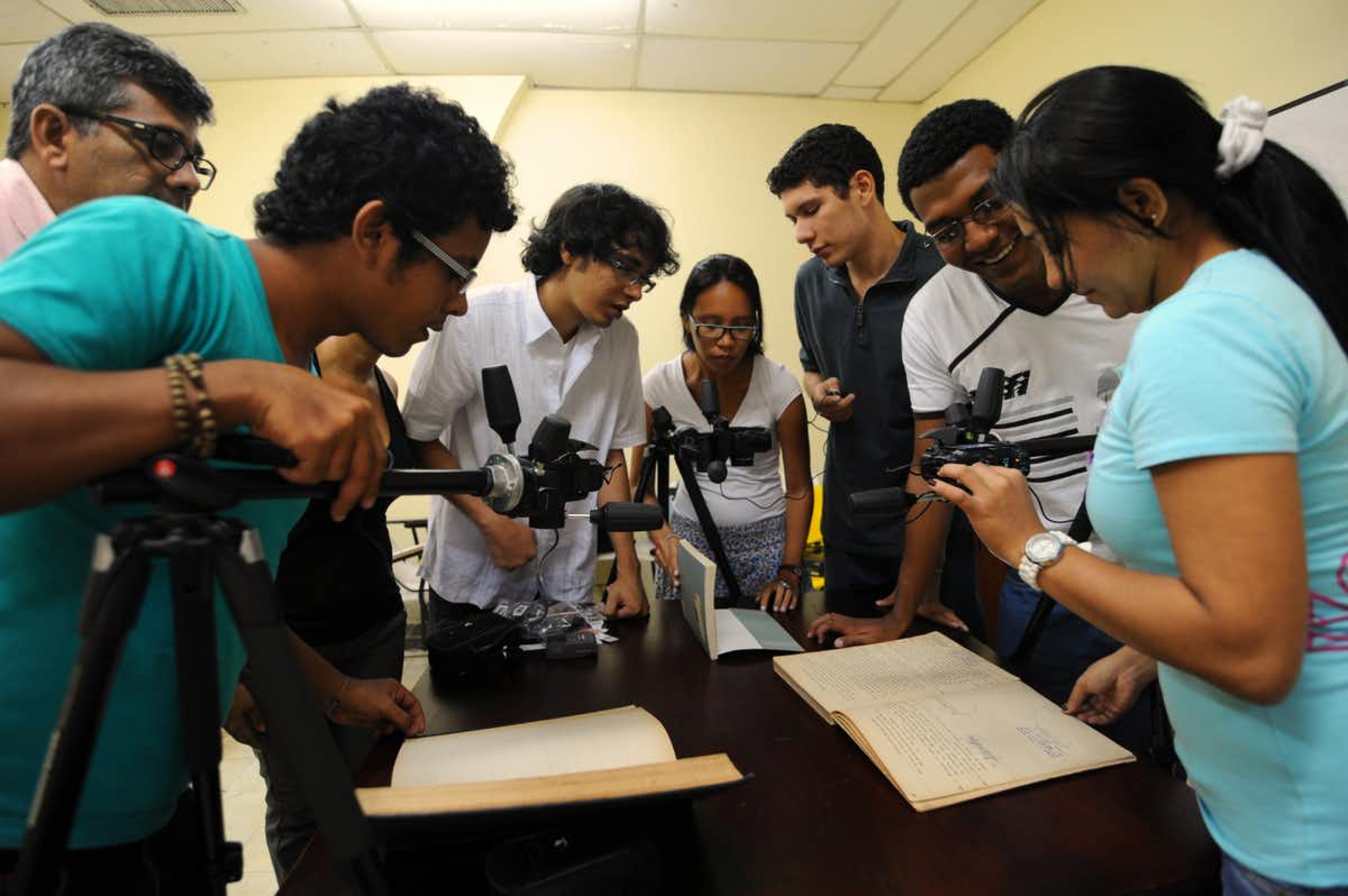 A lot of people get involved, both teaching and learning how to properly photograph documents. A lot of people get involved, both teaching and learning how to properly photograph documents.