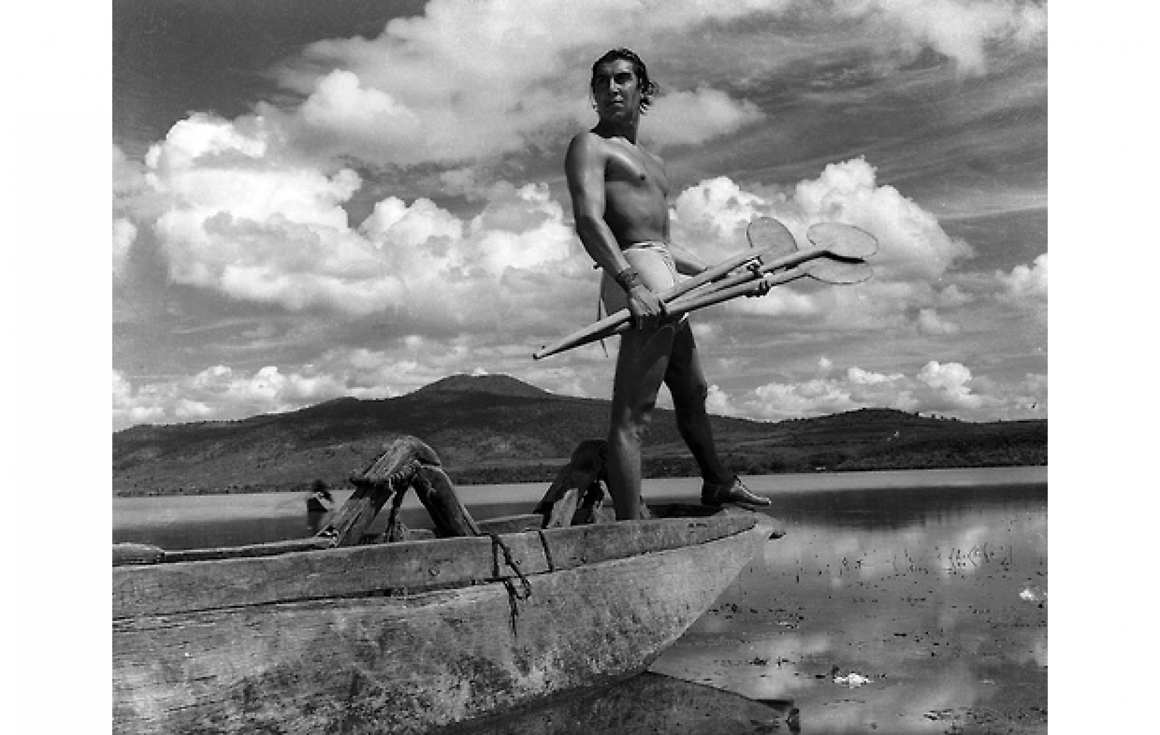 Emilio Fernandez in the 1934 movie “Janitzio.” Emilio Fernandez in the 1934 movie “Janitzio.”