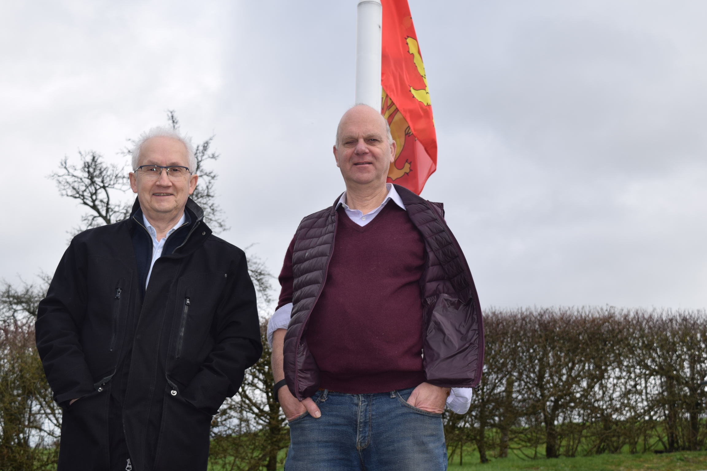 Serge Tougard is the outgoing mayor of Fauguernon, and Philippe Gurrey recently agreed to run for one of the town’s local council positions. Serge Tougard is the outgoing mayor of Fauguernon, and Philippe Gurrey recently agreed to run for one of the town’s local council positions.