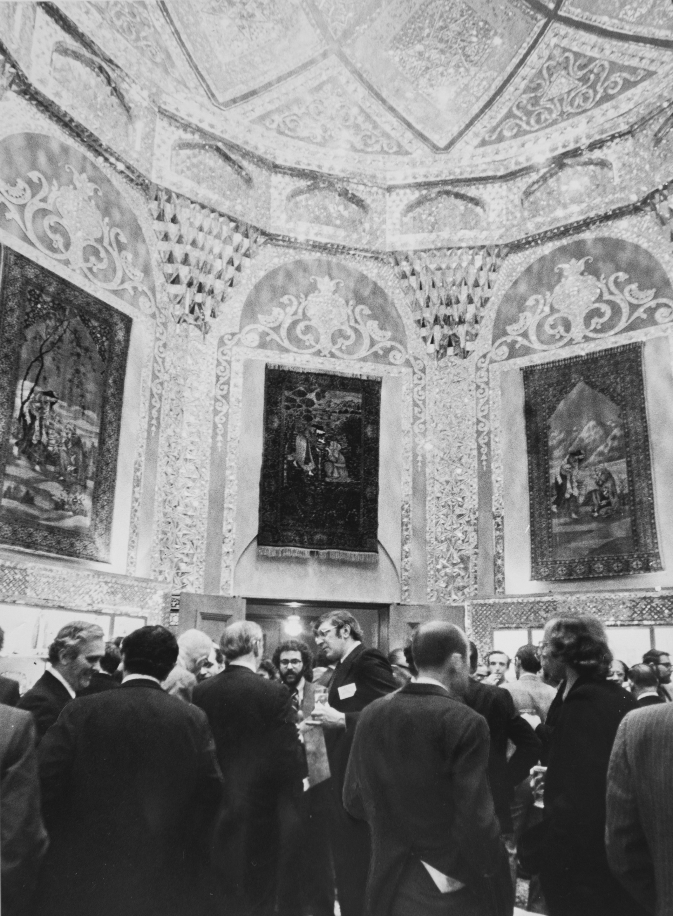 The Iranian Embassy's Mosaic Room is pictured in 1975. The Iranian Embassy's Mosaic Room is pictured in 1975.