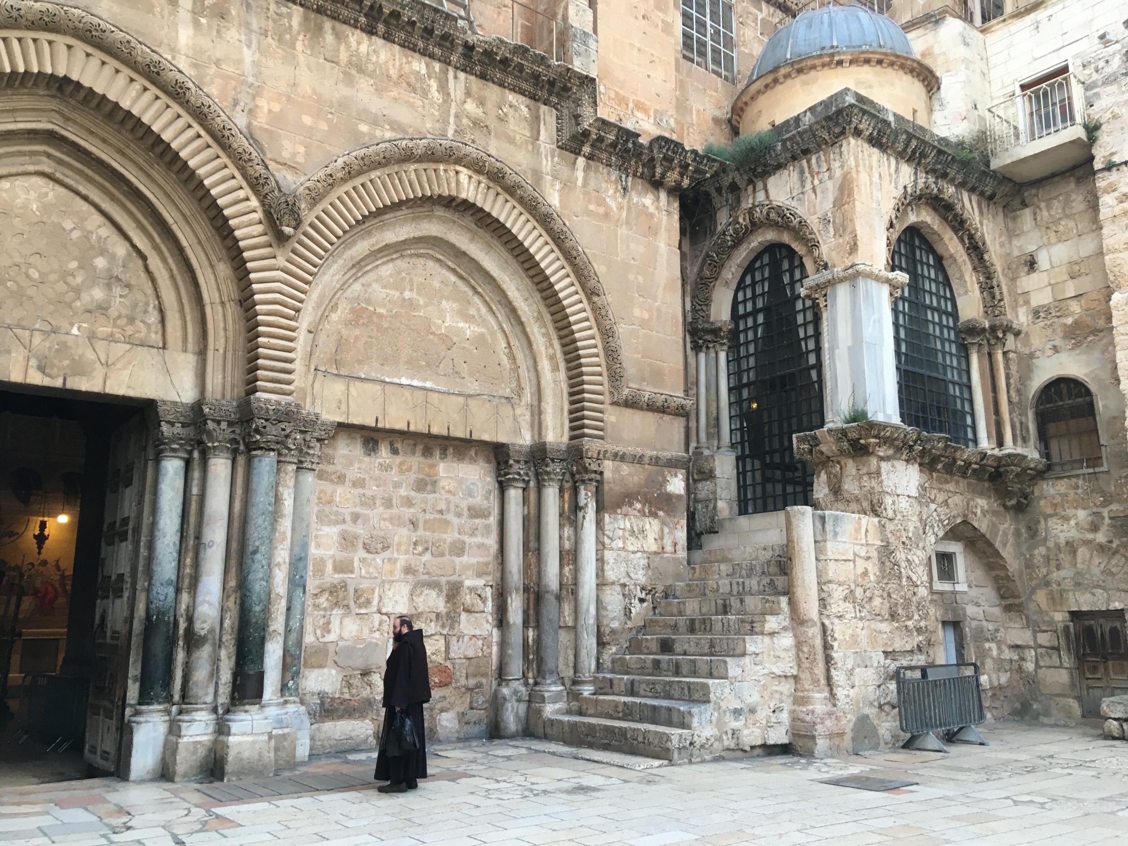 The Church of the Holy Sepulchre was mostly empty on a recent Sunday. The Church of the Holy Sepulchre was mostly empty on a recent Sunday.