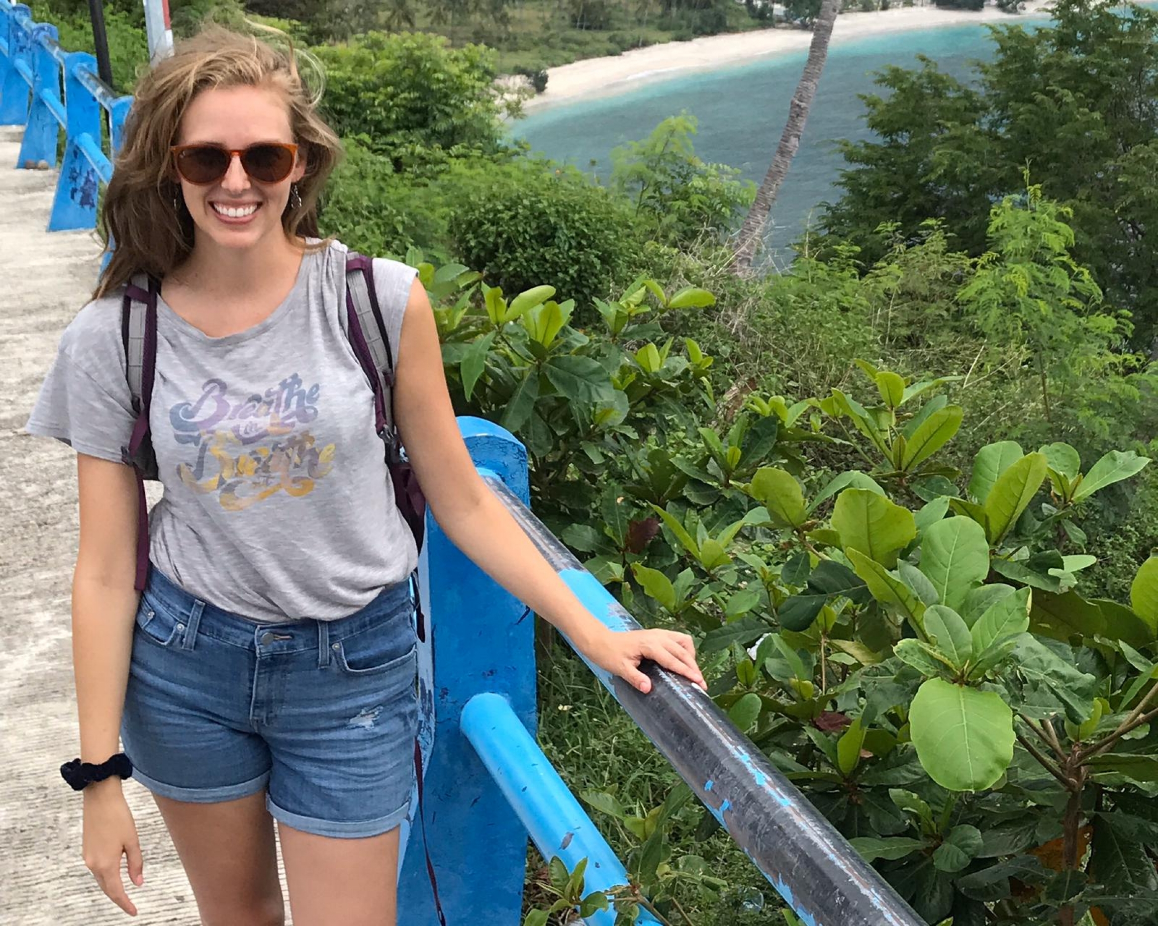 Kellyn Bechtold is quarantined with a man she met in Spain. Kellyn Bechtold is quarantined with a man she met in Spain.