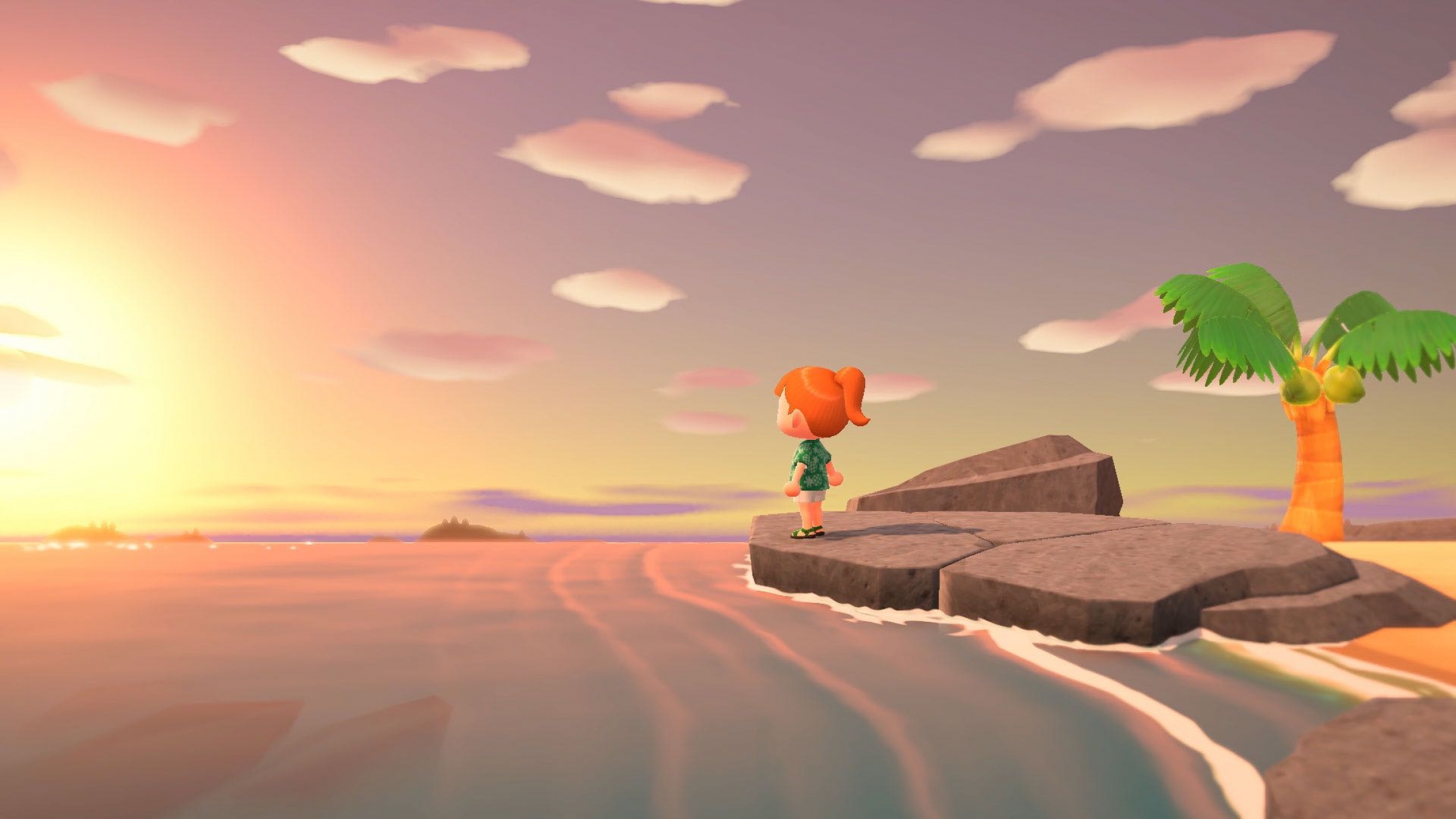 A scene from Animal Crossing: New Horizons. A scene from Animal Crossing: New Horizons.
